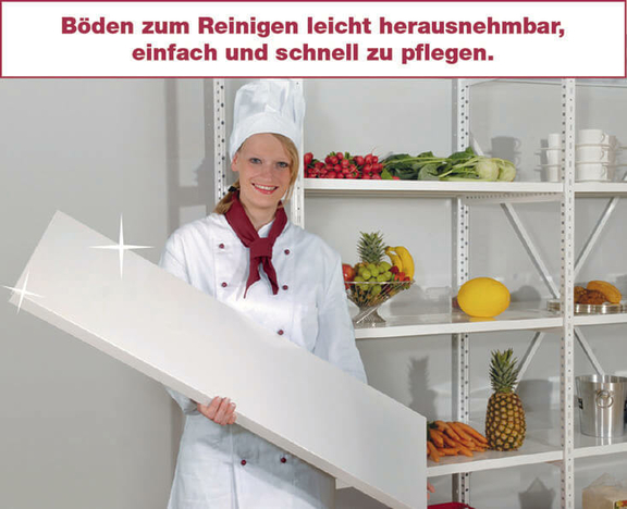 Scholz Regalsysteme Bild Cleana Boden